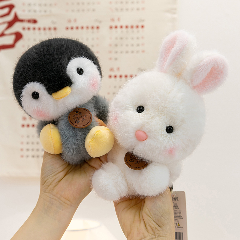 Muñeco de Peluche Animado de Peluche Corto para Decoración de Escritorio y Regalo