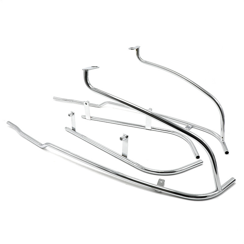 Southern Feige 150 Front: Motuoche Motorcycle tail - silver-middle-and-rear-bumper