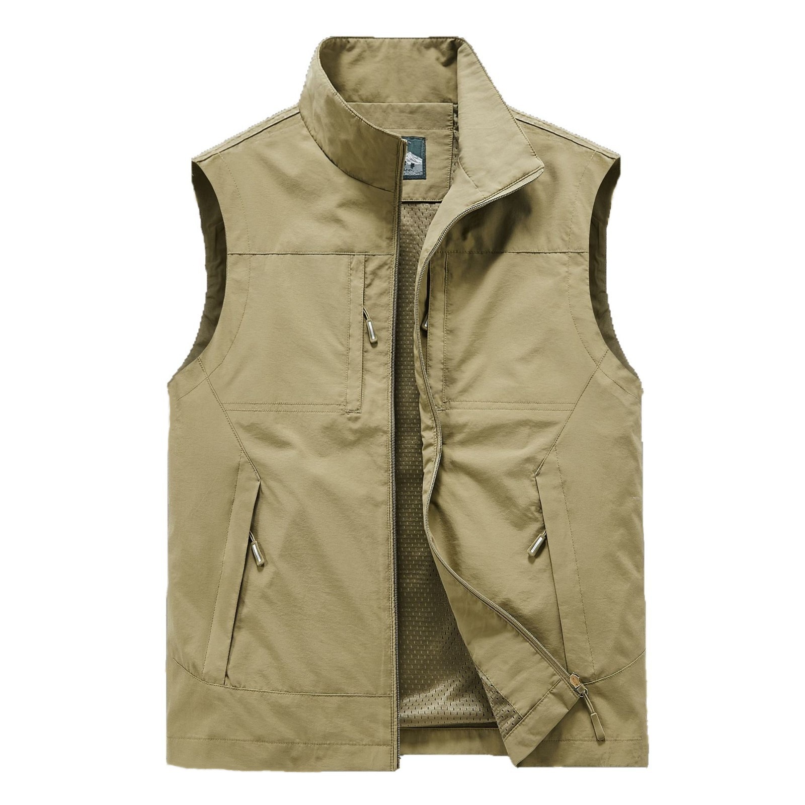 카키 [고품질-6포켓 낚시조끼]