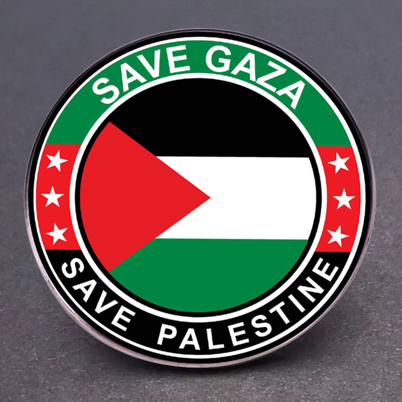 Libre Palestina broche guardar Gaza salvar Palestina pin insignia de aleación de metal Accesorios