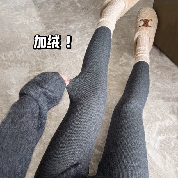 Осенние и зимние бархатные толстые тонкие леггинсы дикие расчески хлопчатобумажные колготки тонкие ножницы брюки другие брюки