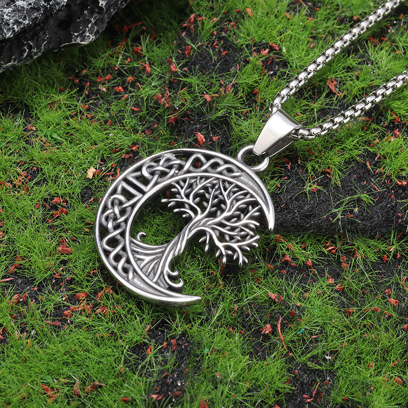 Titanium Steel Pendant Material Hip-Hop Retro Solid Color Titanium Steel Plating Men's Pendant Necklace