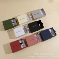 Fushen Advanced Jewellery Cящики для ящиков ожерелья кольцо серьги для хранения коробки с логотипом ювелирных изделий