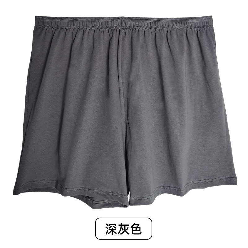 Calzoncillos bóxer holgados de algodón puro para hombre, para uso doméstico, transpirables y casuales, aptos para todas las estaciones. image 13