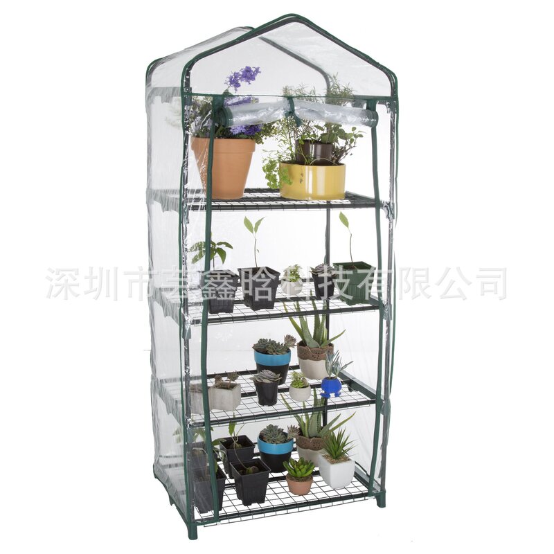 Two-story, three-story, four-story, five-story garden greenhouse, PVC flowers and plants insulation greenhouse does not contain brackets Two-story, three-story, four-story, five-story garden greenhouse, PVC flowers and plants insulation greenhouse does not contain brackets