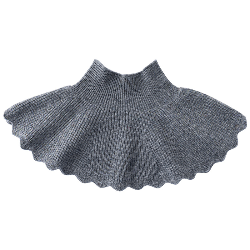 Fábrica directa de invierno y otoño chaleco de punto falso cuello caliente falso cuello de media altura collar bufandas de lana 1022