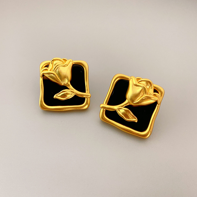 agate retro earrings