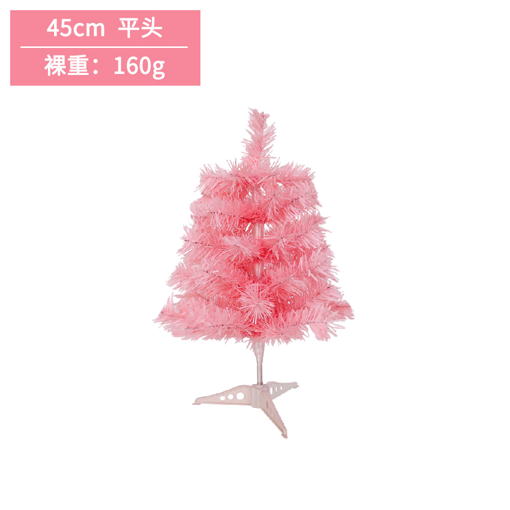 Flor de cerezo Rosa árbol de Navidad centro comercial ventana decoración de Navidad señaló cifrado de cabeza plana simulación de Navidad árbol decorativo