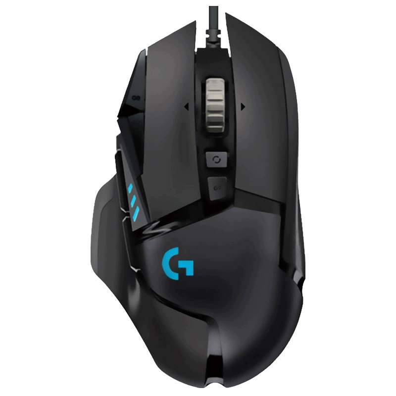 [] G 502 Hero Dominator проводная игровая мышь 16000DPI RGB блеск четыре уровня