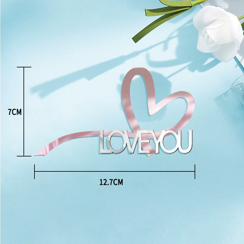 Акриловая английская буква love акриловый торт плагин вставка для выпечки торта украшения оптом