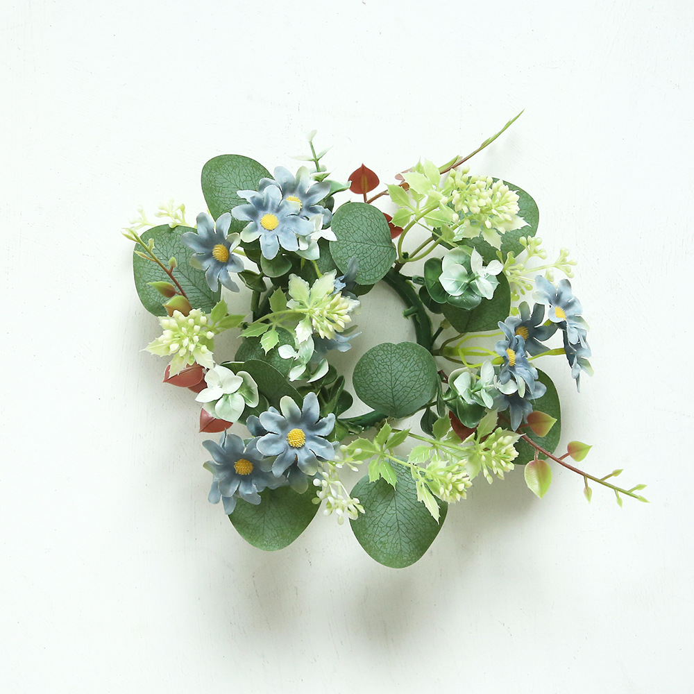 Selección estricta de estilo europeo simulación de guirlandas de cerillas de mesa atmósfera de alto nivel guirlandas de velas decoración de flores de fiesta