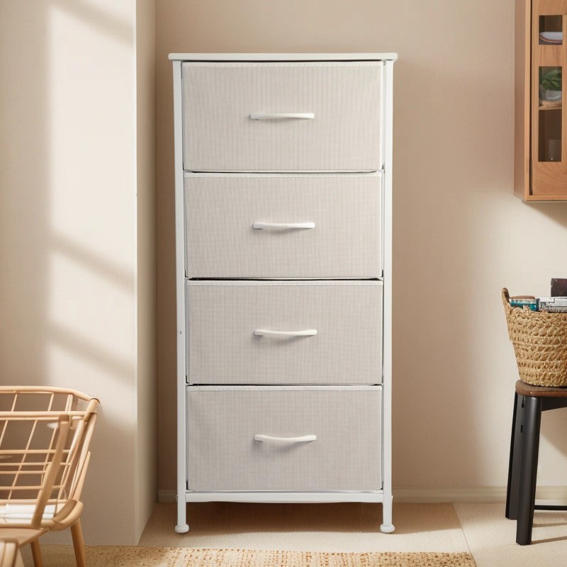 Transfronterizos armario de artículos diversos dormitorio cajón de cabecera sala de estar no tejida armario de almacenamiento fácil de instalar armario de almacenamiento armario