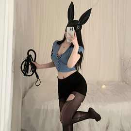 情趣内衣性感女警制服激情床上免脱套装诱惑职业装战袍欲诱惑