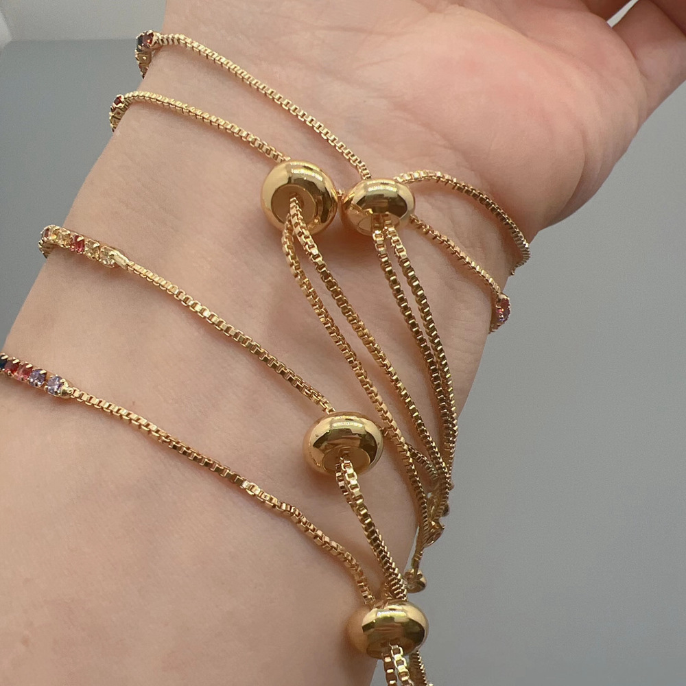 Fashion Cross Copper Inlay Rhinestones Bracelets