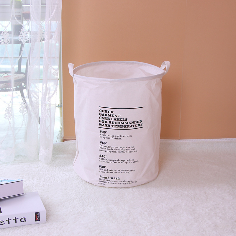 Comercio exterior cesta de lavandería cesta de la ropa de algodón y lino Cubo de almacenamiento cesta de la ropa en casa cesta de almacenamiento grande