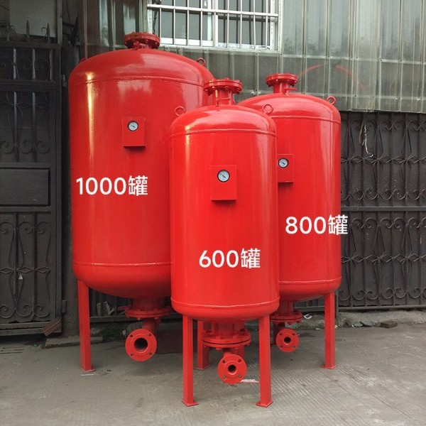 SQL立式隔膜气压罐10kg压力消防罐稳压罐高层供水压力罐定压罐