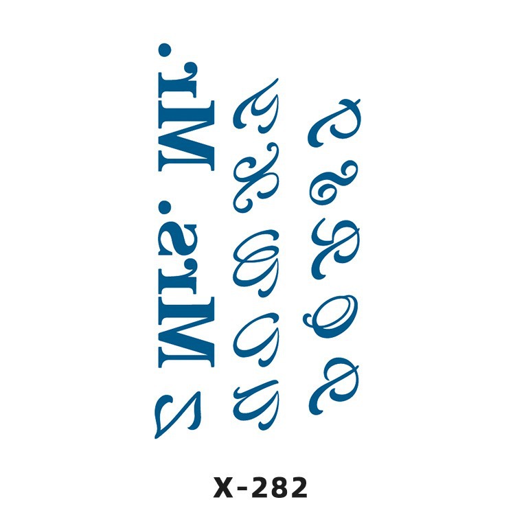 Arco de flor pequeña pegatinas de tatuaje fresco 3D dibujos animados transfronterizo Henna rosa impermeable texto en inglés pegatinas de tatuaje