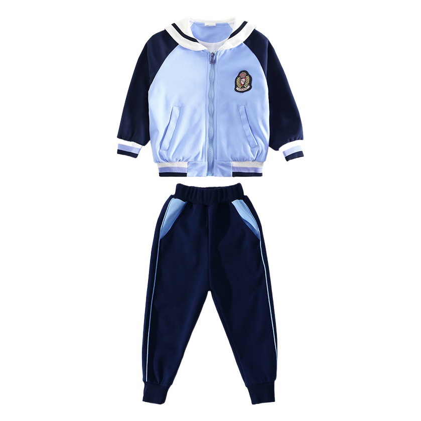 Spring and Autumn New Kindergarten Garden Clothes Children's College Style Class Clothes Autumn Sportswear English Style School Uniform for Primary and Secondary School Students