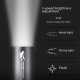 Маленький портативный фонарь, светодиодный дорожный светильник