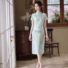 贝之韵旗袍2025新款改良春季连衣裙气质高端年轻款少女新中式春秋
