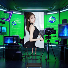 现货液晶电视机落地式移动抖音直播大屏支架带轮多功能移动推车