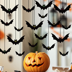 クロスボーダー Amazon ハロウィンテーマクリエイティブコウモリハンギングチャームパーティーシーンレイアウト装飾ペンダント用品