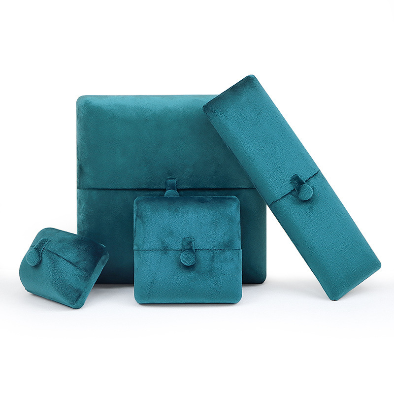 파란색 - 내부 흰색; 단일 반지 케이스 6.5*7*6cm