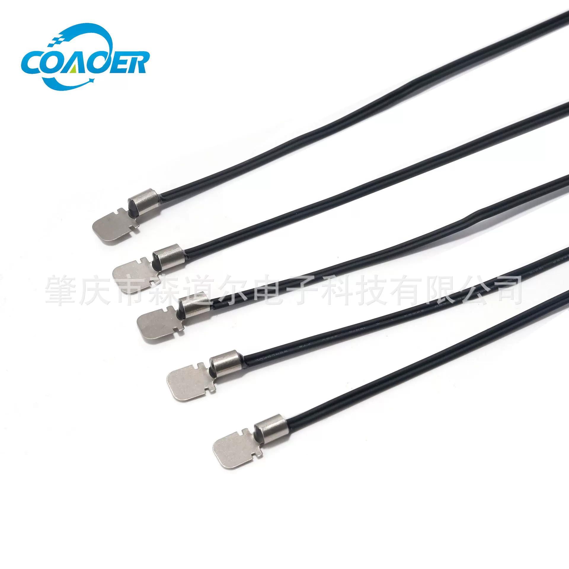 NTC温度传感器 新能源储能温度采集U形纯镍端子 热敏电阻10K3950