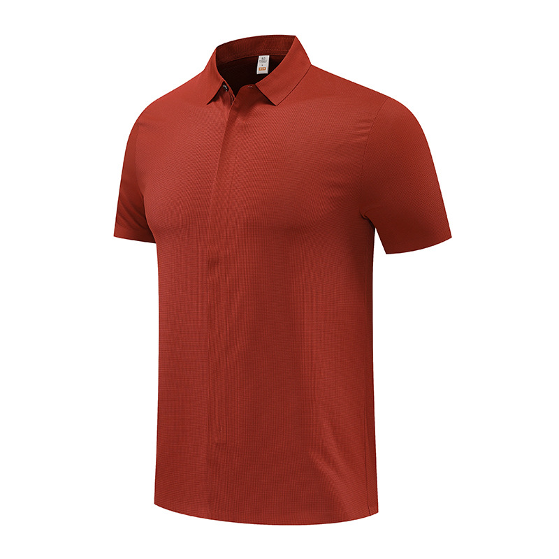 Camiseta de solapa de comercio exterior transfronterizo con cremallera completamente abierta Camiseta polo Camiseta de polo de manga corta para hombre Personalización de verano de alta gama