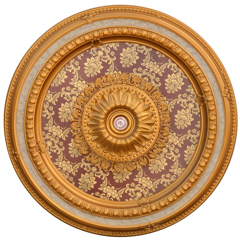 Prajna new antique gold Ps polystyrene interior ceiling Medal