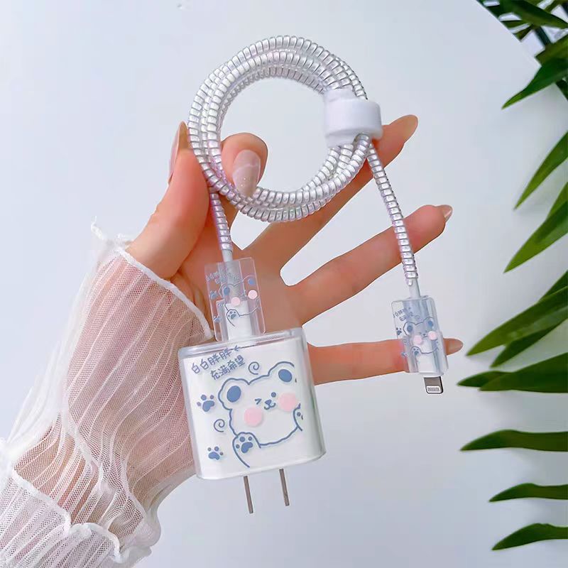 Aplicable a Apple 14 Cable Cover iPhone 13 Cargador Head 12 Promax Winding Cable Cover iPad