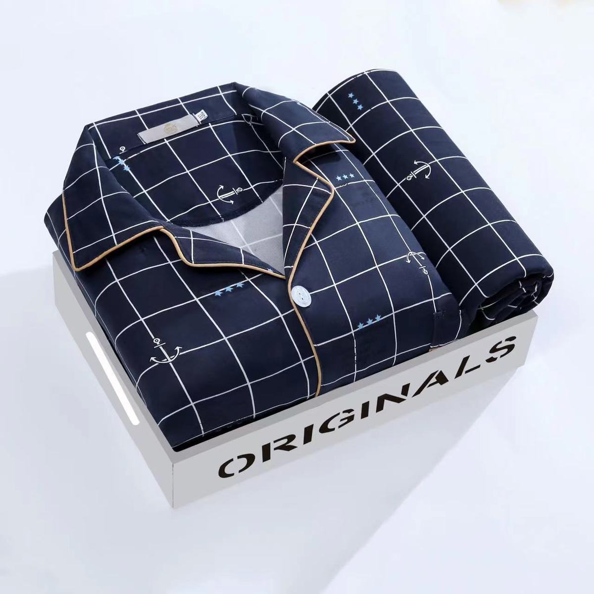 Pijamas de hombre primavera y otoño 100% algodón de manga larga cardigan traje casual suelto más tamaño verano desgaste en el hogar cuatro estaciones