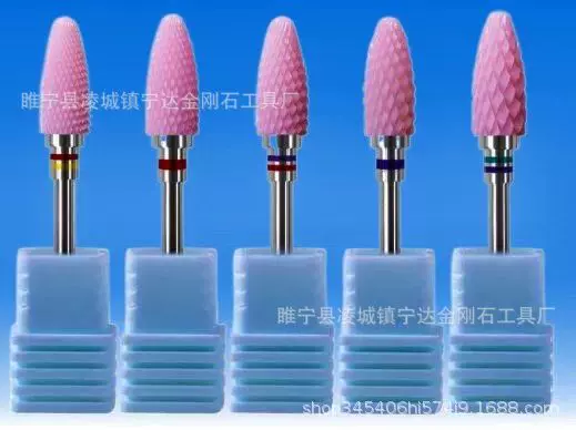 厂家直销一手货源陶瓷打磨头专业去死皮打美甲必备美甲工具套装