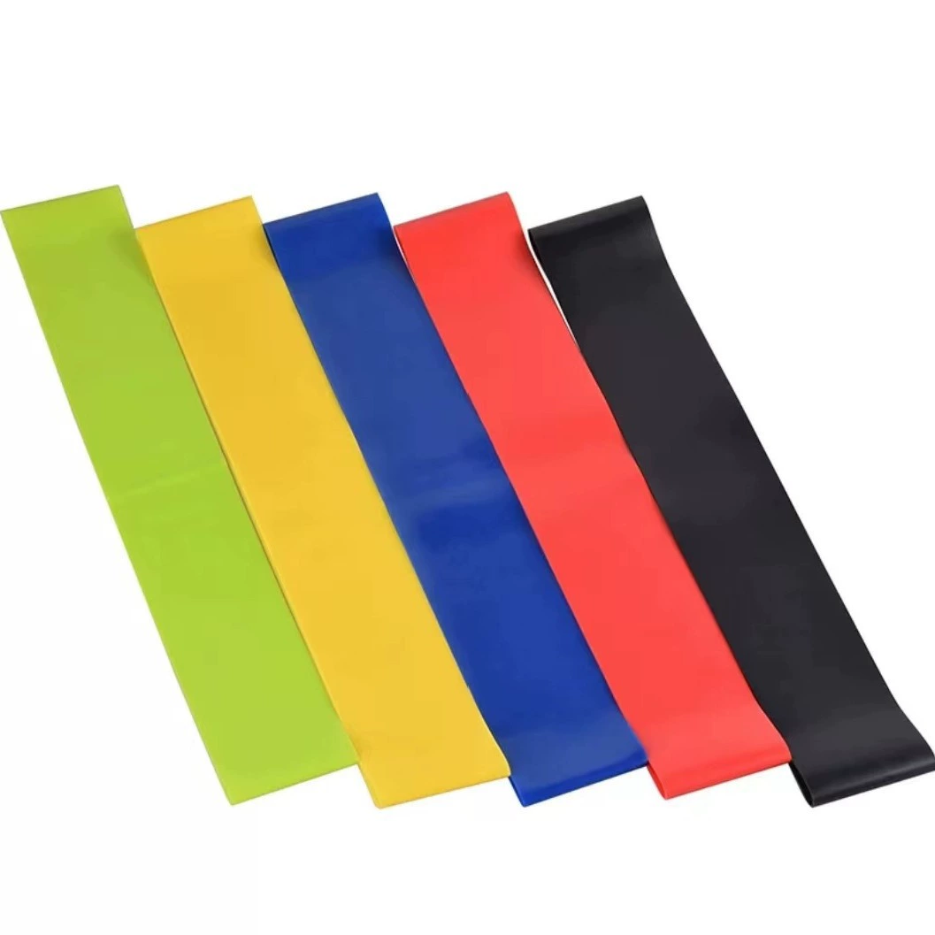 TPE resistance loop band for hip training, 600×50 mm, multiple tensions (0.35–1.1 mm)