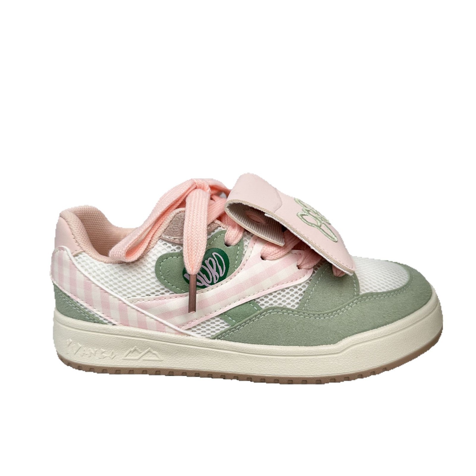 Zapatillas de plataforma Yuanbo Xiaozhong, retro todo-fósforo, deportes y ocio, marea nacional 2025, hilo de red de verano, zapatos blancos transpirables image 6