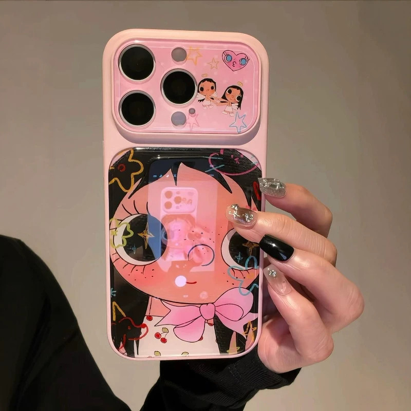 Star-Eyed Xiaoyu Apple 17 Pro Max Phone Case iPhone 16 Window 15 Soft Color Instantly Transforms into 14 Cartoon 13 Soft