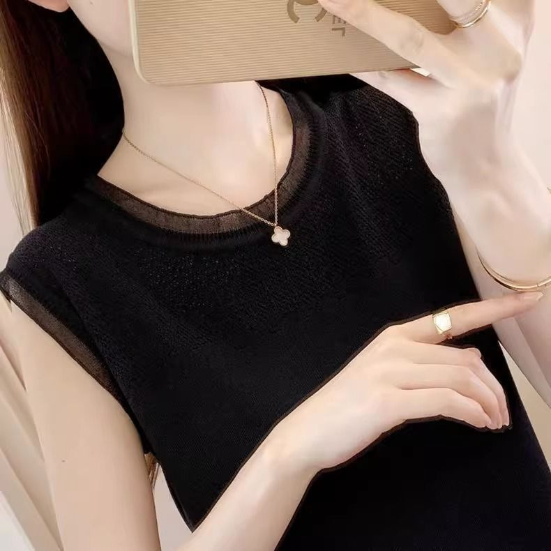 Plus Size Camisole for Women 2025 Summer New Style Sleeveless Bottoming White T-Shirt for Women to Wear Outside Hot Tops