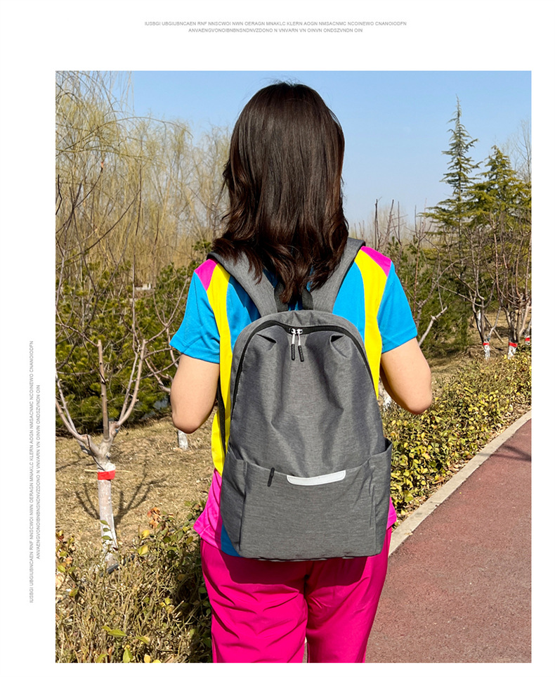 Reflective Layer 18 Inch Hiking Backpack Daily Sport Backpacks display picture 1