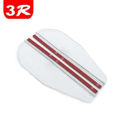 Car Rain Shield Rearview Mirror Rain shield - classic-transparent-model-one-pair