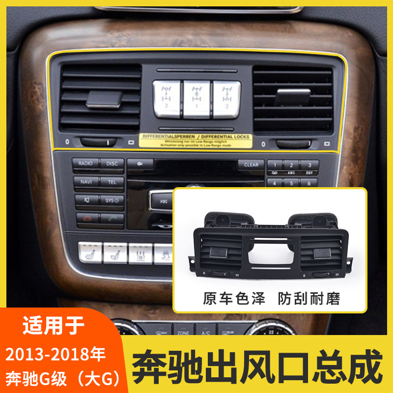 Accesorios de Rejilla de Ventilación de Aire Acondicionado para Mercedes-Benz Clase G, G350, G500, G55, W463