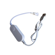 LED迷你幻彩控制器射频无线单按键 2811 1903 RGB跑马流水控制器