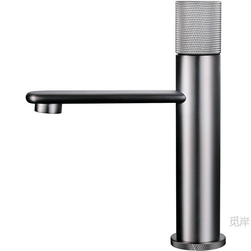 Grifo Mezclador de Lavabo de Baño de Cobre, Agua Fría y Caliente image 6