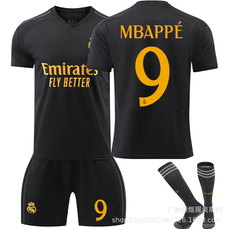 2324 Real Madrid Jersey No. 9 Mbappe No. 7 Vinicius No. 5 Ronaldo Football Jersey Jersey Cross-Border Export