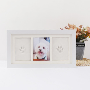 Pet souvenirs cross-border export hot cat dog paw footprints record manufacturers wholesale Amazon