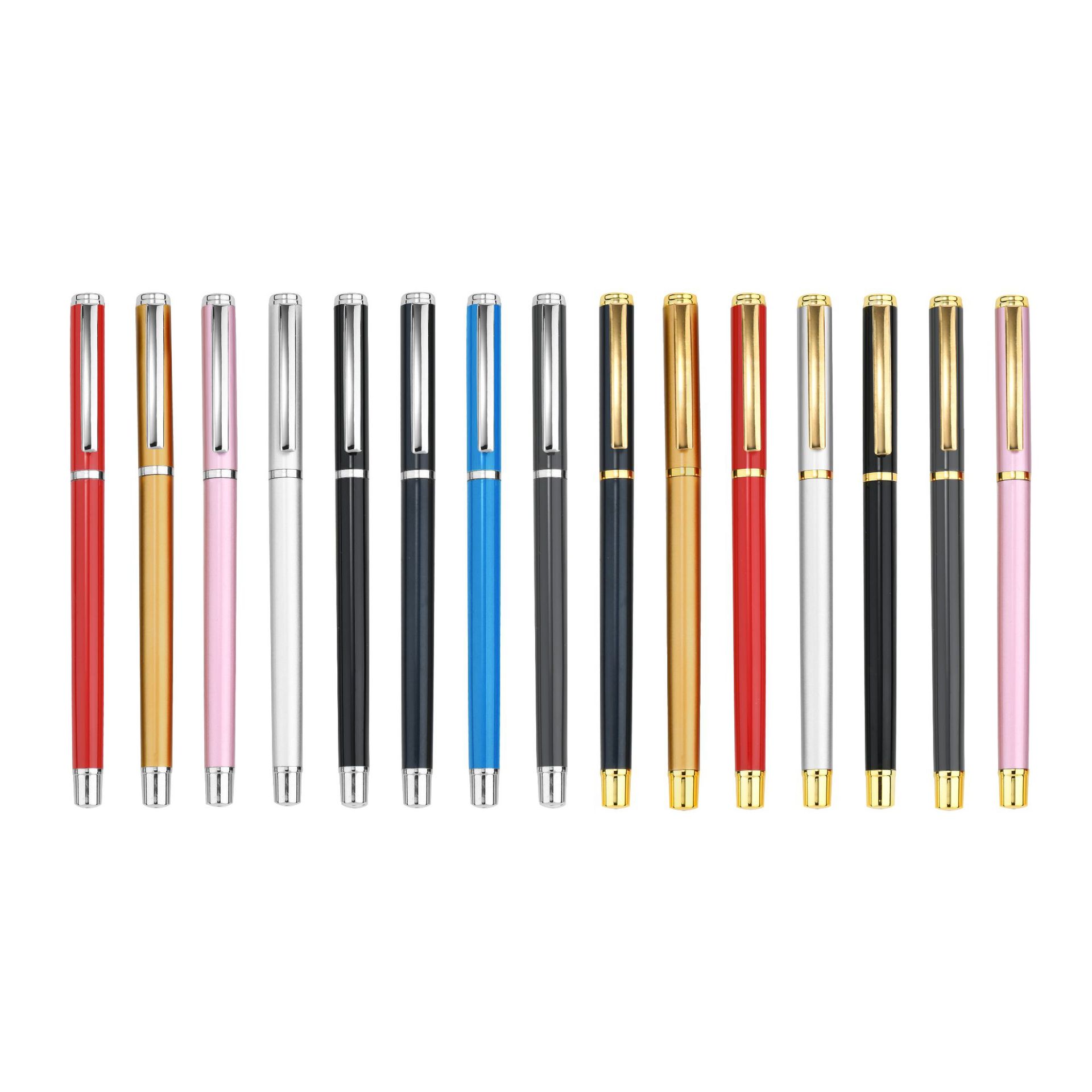 Oficina de negocios pluma neutra personalizada multicolor opcional pluma de firma metálica LOGO pluma publicitaria pluma de regalo pluma al por mayor lujo ligero image 6