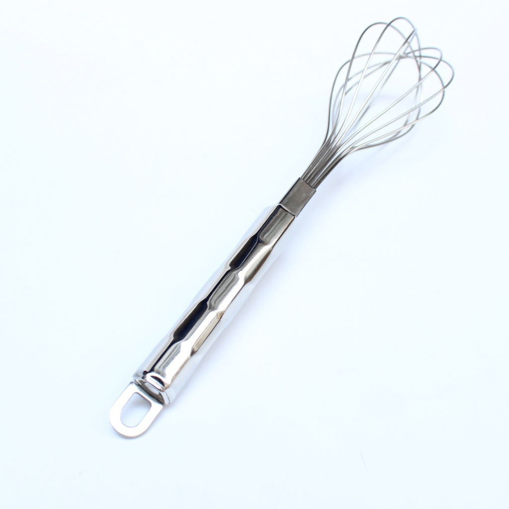 S551 Large Non-Magnetic 6-Wire Manual Threaded Handle Stainless Steel Egg Beater_voghion.com