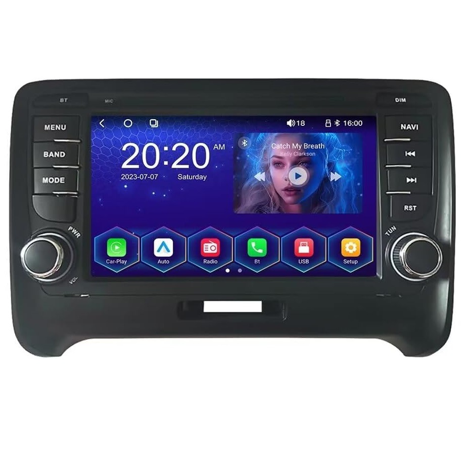 Suitable for 08-14 Audi TT car navigation physical button knob all-in-one machine central control large screen 7 inch/9 inch