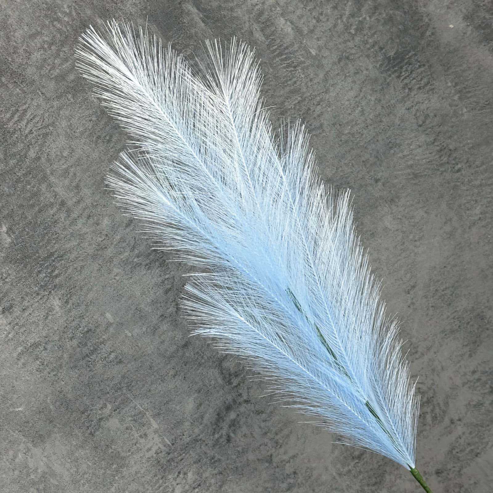 Simulación de 7 horquillas Pluma Flor eterna Decoración de la escena de la boda Decoración del hogar Hierba de junco de colores Decoración de flores falsas al por mayor