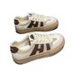 New All-match Niche Design Mesh sneaker Women's 2025 Spring Training Board Shoes Instagram Fashion Platform White Shoes