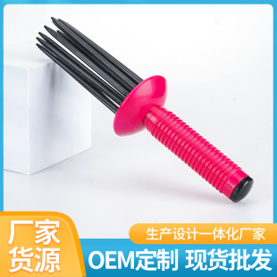 Factory direct supply hairdressing tool lucky air comb fluffy hair curling comb curling hair curling iron styling fluffer